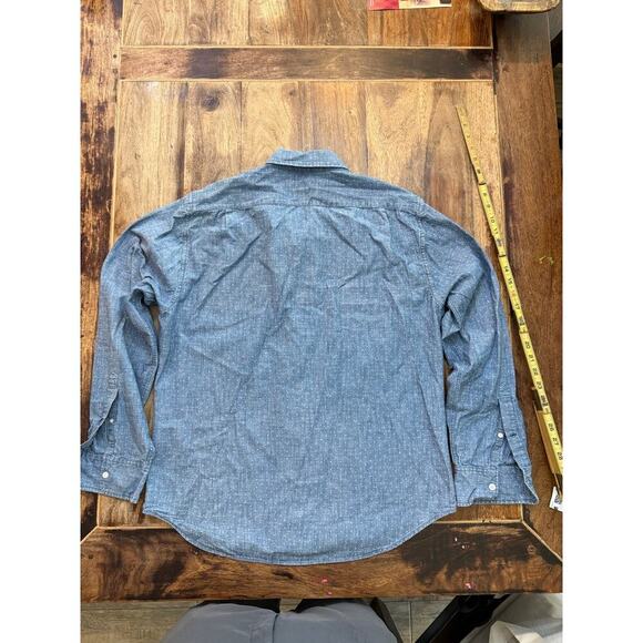 Bonobos Men's Blue Standard Fit Long Sleeves Button Down Shirt Size Large - Picture 4 of 5